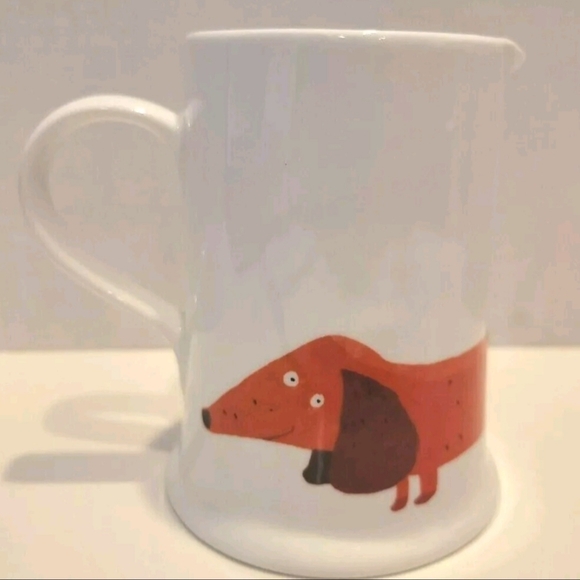 fenella Smith London Adorable Dachshund 14 Oz Pitcher/ Creamer Unused - Picture 1 of 8